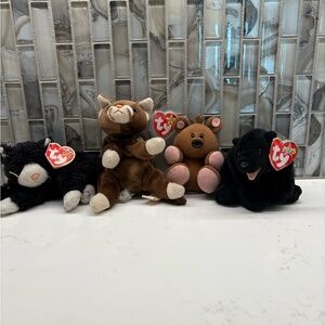 VINTAGE FOUR TY BEANIE BABIES